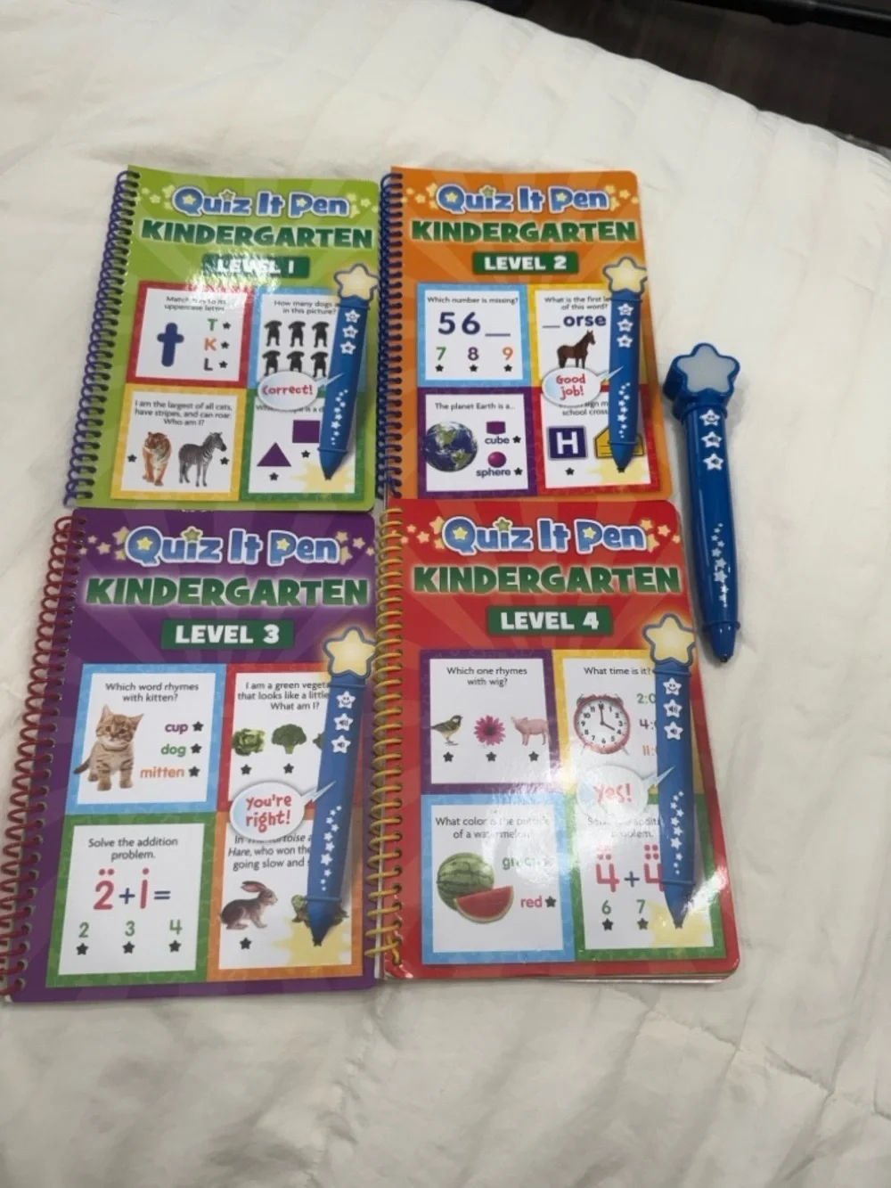 Kindergarten Activity Set with  Answer quiz it Pen